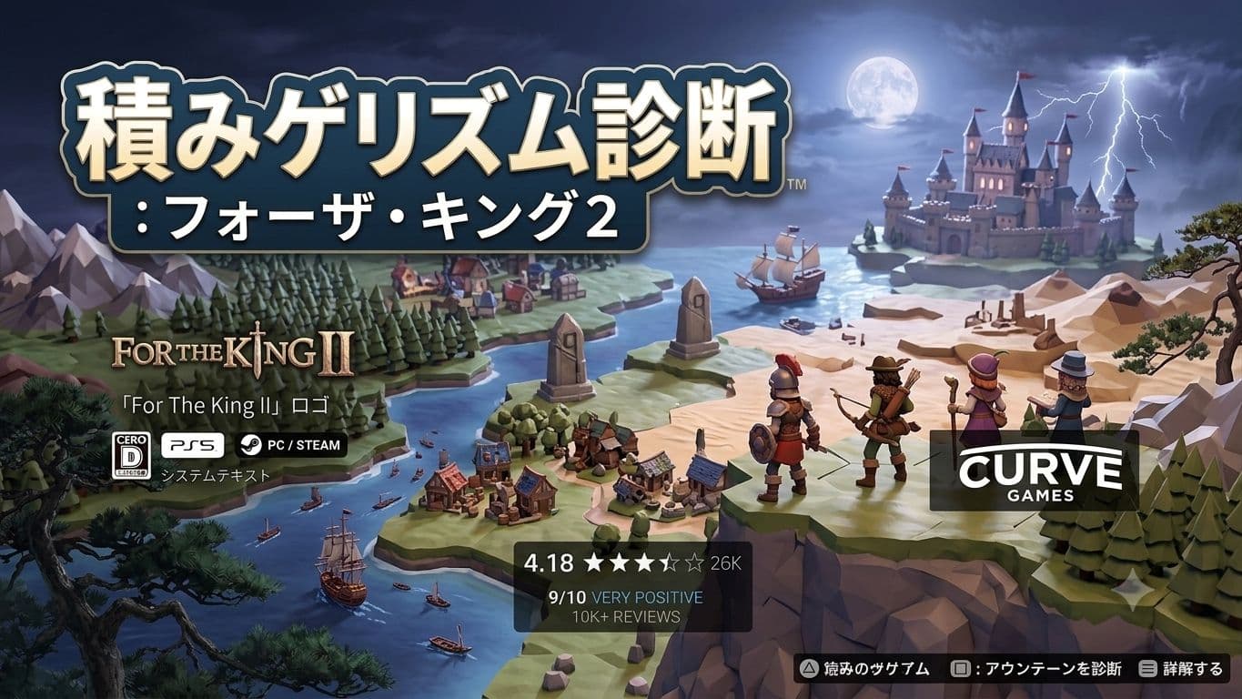 積みゲリズム診断：フォー・ザ・キング II【For the King II】